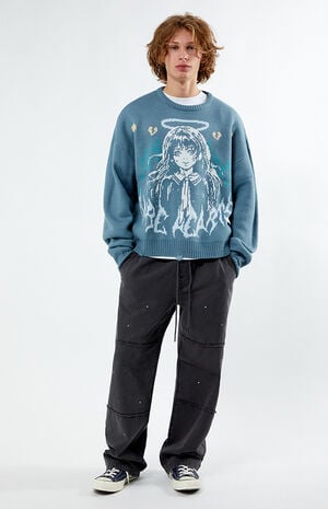 Rare Hearts Cropped Sweater image number 4