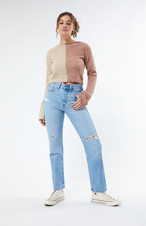 501 Lane Change High Waisted Slim Jeans image number 1