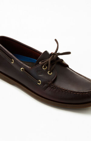 Dark Brown Original 2-Eye Boat Shoes image number 6