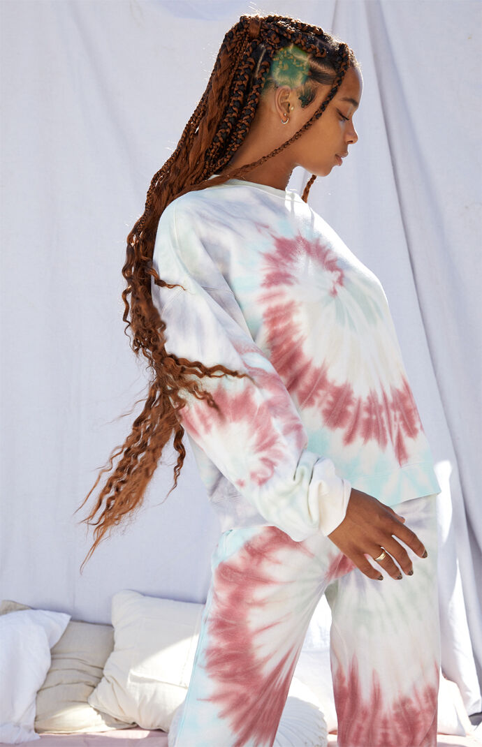 Tie-Dyed Campus Sweatshirt