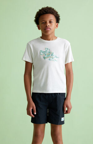 Black 4.5" Swim Trunks image number 3