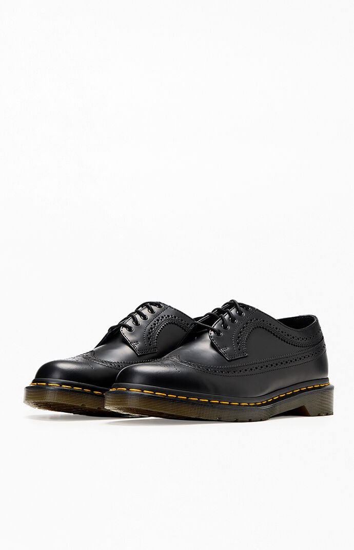 Dr Martens 3989 Ys Black Smooth Leather Loafers