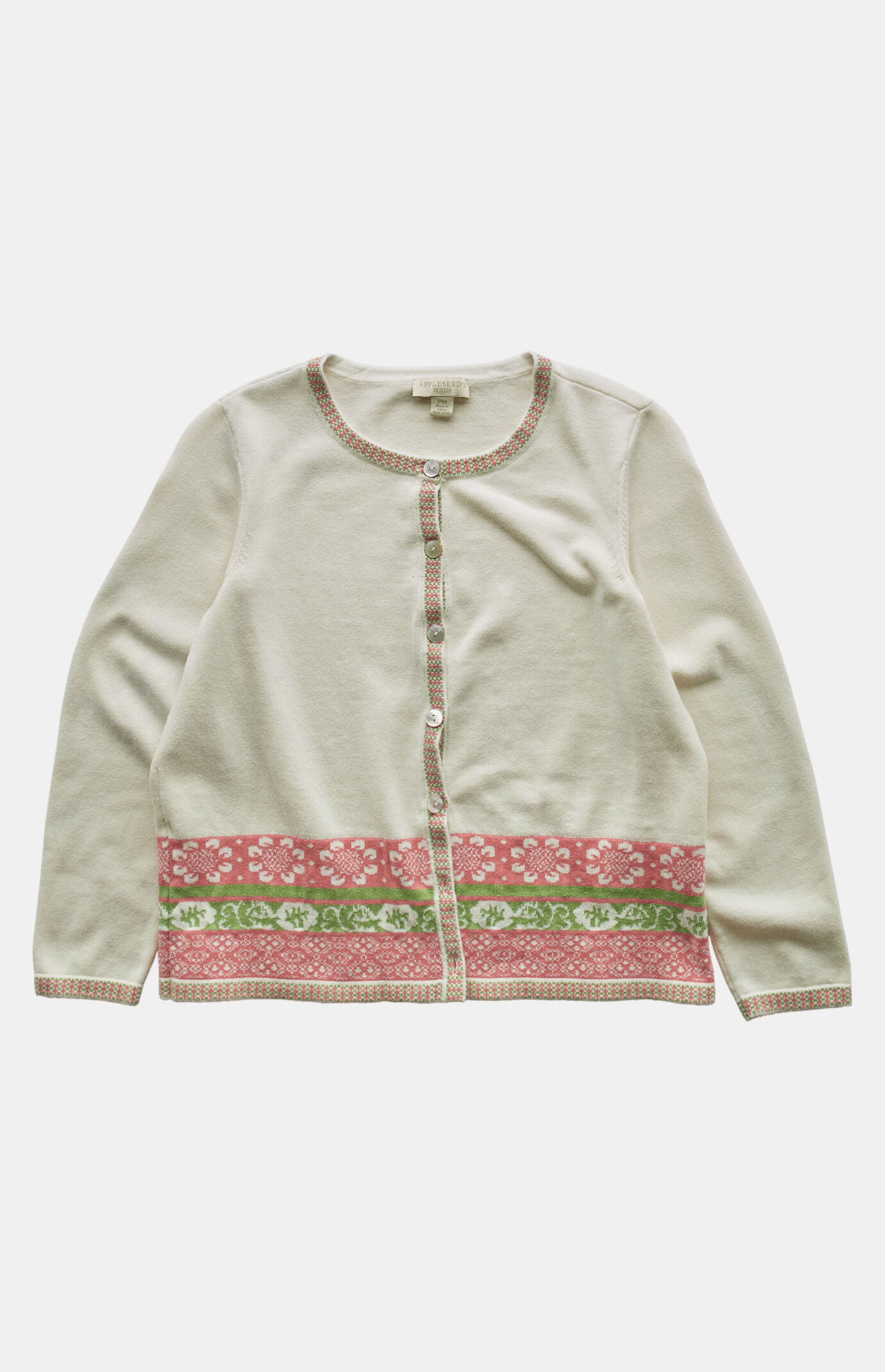 PS VINTAGE 2000s Floral Crew Neck Cardigan