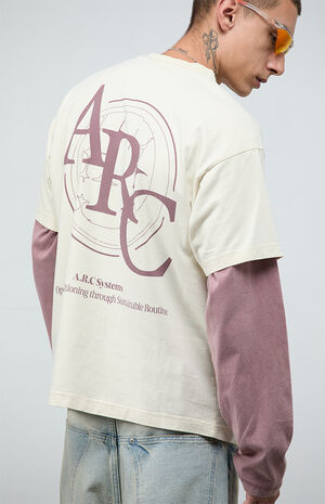 Optimum Light Gray Vintage Wash Heavyweight Oversized T-Shirt image number 2