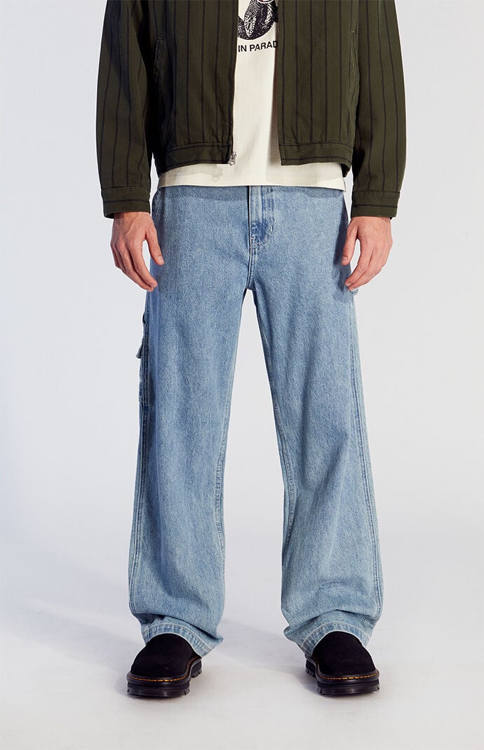 Vintage GUESS Jeans Men's 42x34 Carpenter Pants Baggy Loose