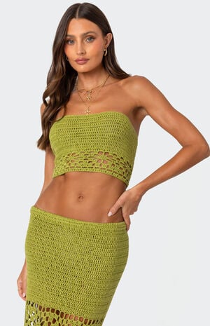 Ida Crochet Tube Top image number 1