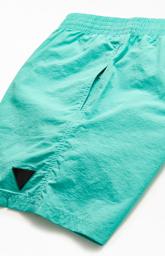 Solid 16" Swim Trunks