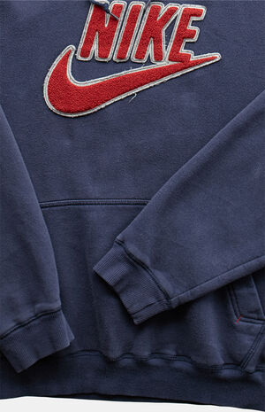 2000s Nike Navy Pullover Hoodie image number 2