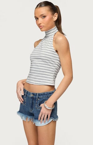 Kay Striped Halter Top image number 2