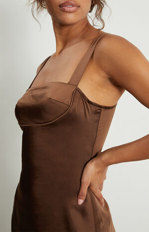 Peek-A-Boo Bustier Mini Dress image number 3