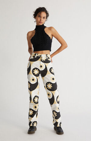 Eco Flower Yin & Yang&nbsp;Boyfriend Jeans image number 2