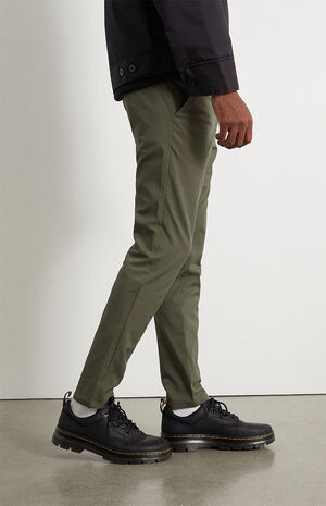 Olive Comfort Stretch Trouser Pants image number 3