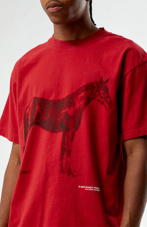 Pac Artist Network x Randy Perez Red Horse T-Shirt image number 3