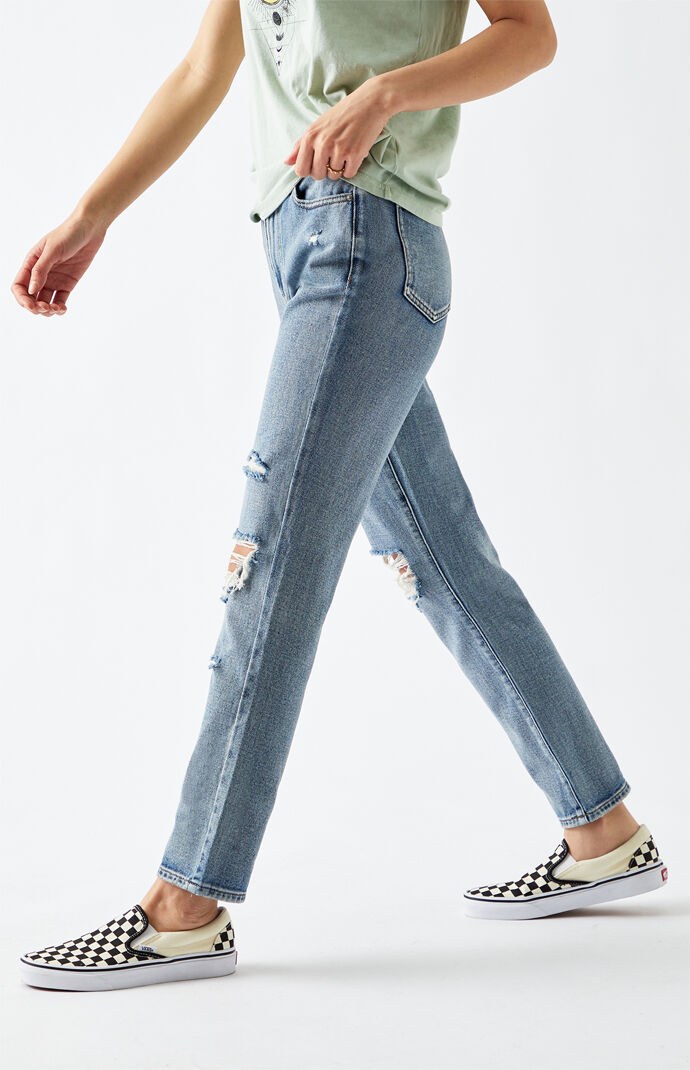 Torn Blue Mom Jeans | PacSun