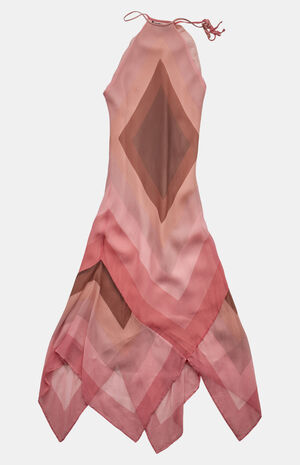 2000s High Neck Layered Dress image number 1