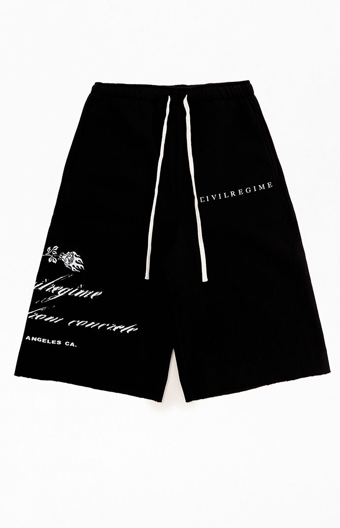 Civil Black RFC Lounger Fleece Sweat Shorts