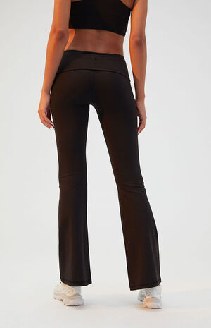 PAC WHISPER Active Fold-Over Waistband Flare Yoga Pants image number 4