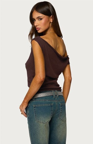Lauria Off-The-Shoulder Knit Top image number 3