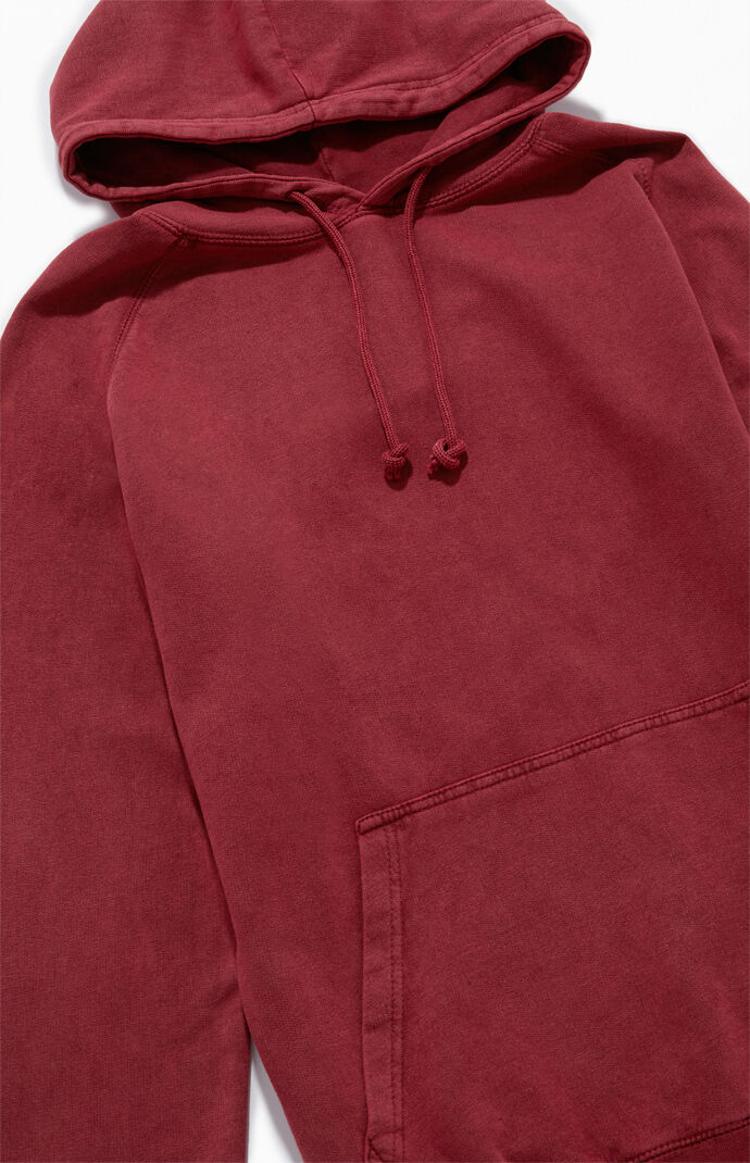 Solid Pigment Washed Hoodie