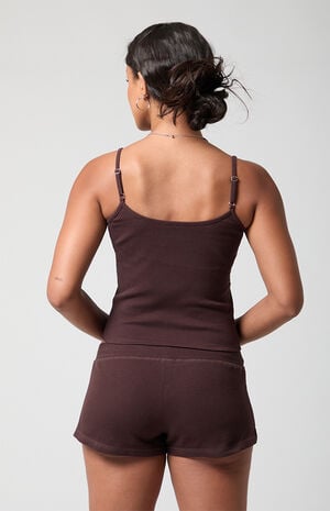 Active Aspen Waffle Knit Drawstring Shorts image number 4