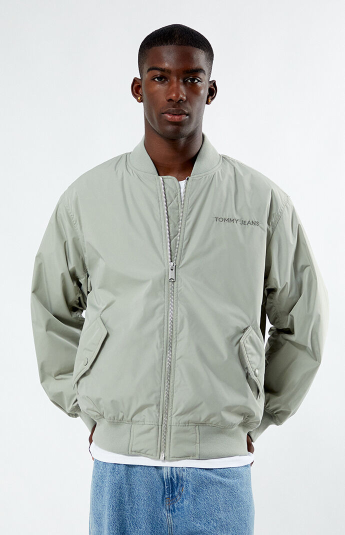 Tommy padded bomber jacket hot sale