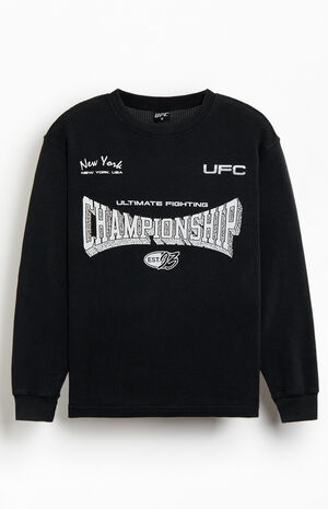 NYC Waffle Knit Long Sleeve T-Shirt image number 1