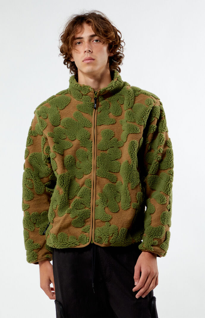 HUF Abstract High Pile Jacquard Jacket | PacSun