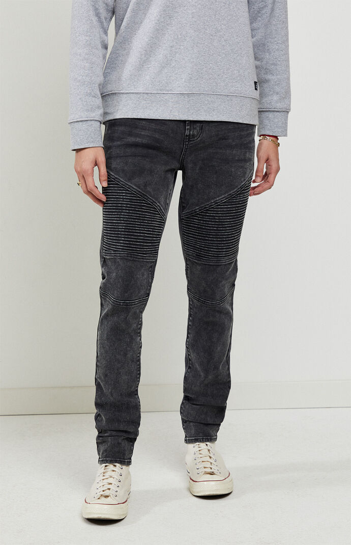 Pacsun stacked skinny denim black clearance
