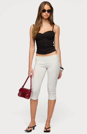 Helenna Button Front Lace Up Top image number 5