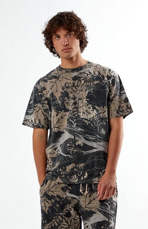 Black Camo Oversized Fit T-Shirt