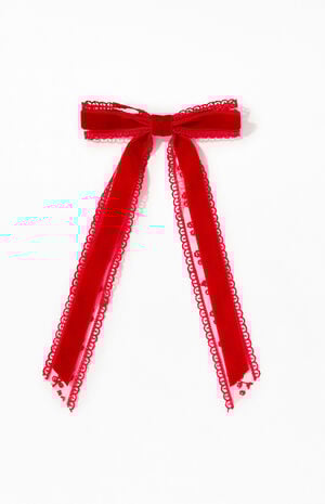 Velvet Lace Barrette image number 1