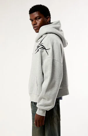 Lucid Static Cropped Hoodie image number 3