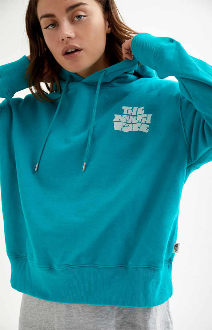 Logo Haze Crop Hoodie
