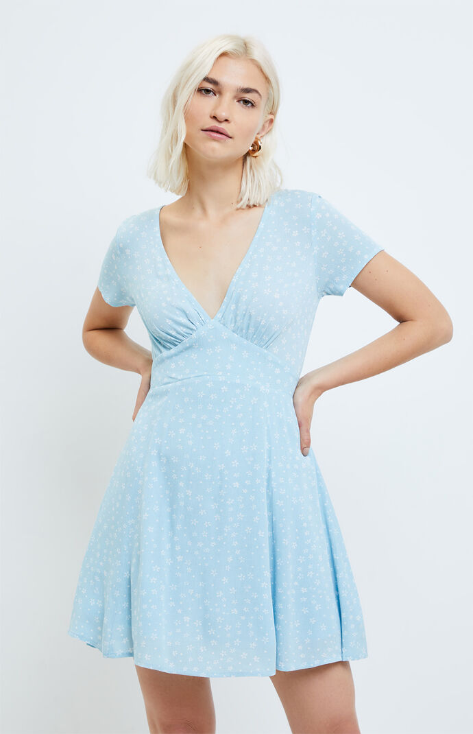 Pacsun wrap cheap dress