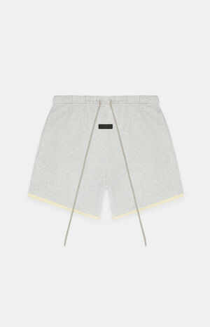ESSENTIALS Light Heather Grey Sweat Shorts image number 1