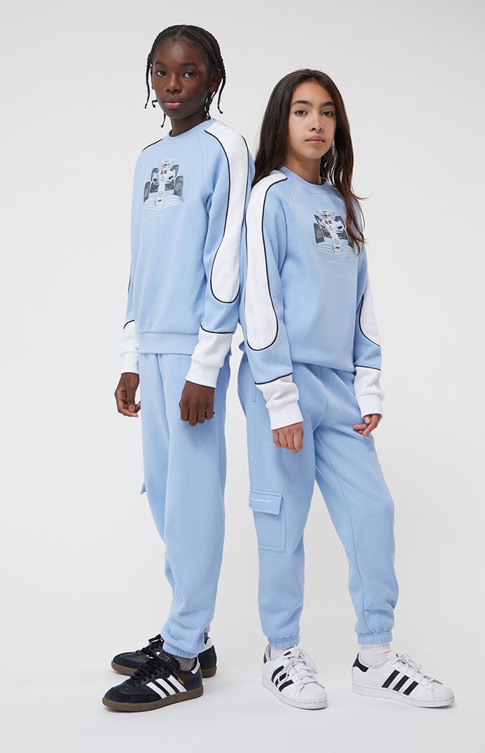 Pacsun blue sweatpants clearance