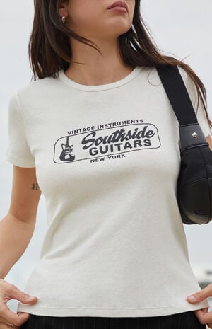 White Southside Guitars Hailie T-Shirt image number 1