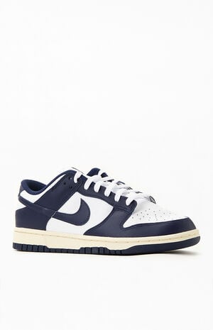Vintage Navy Dunk Low Shoes image number 2