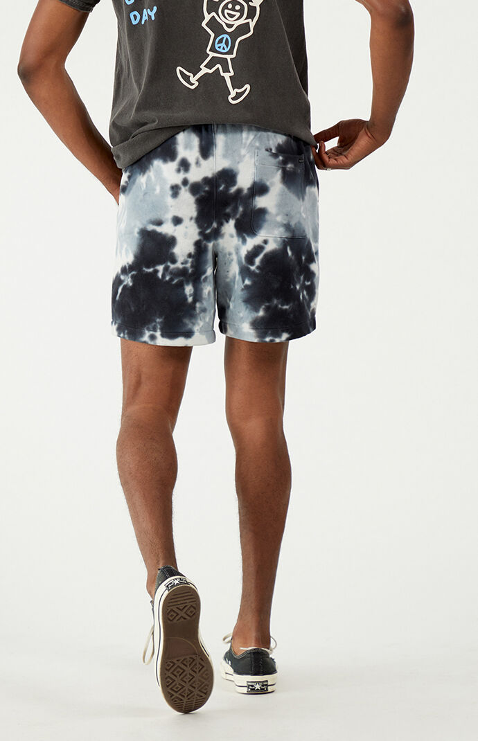 Tie dye sweat shorts hot sale mens