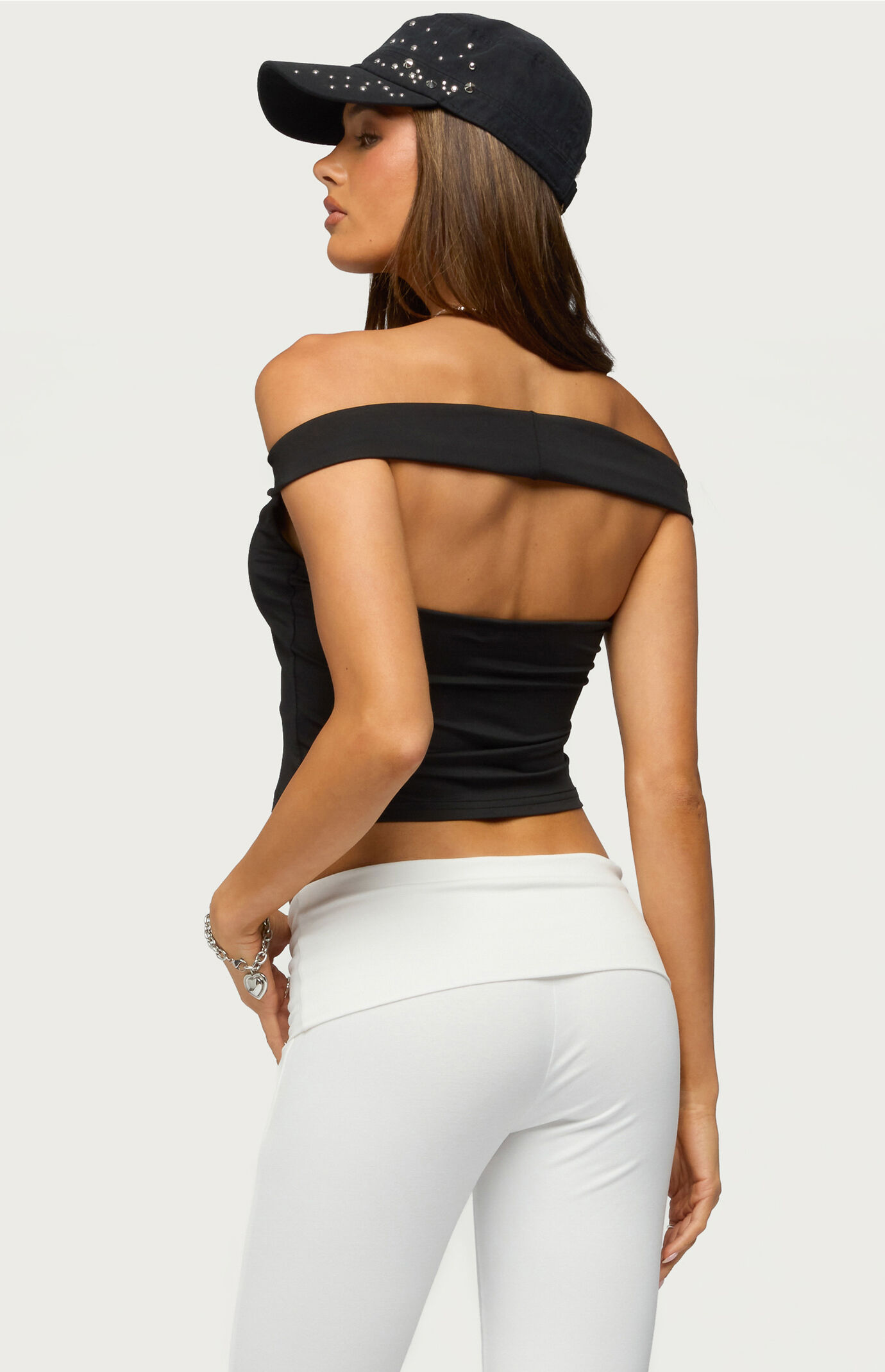 Edikted Xavier Off-The-Shoulder Cutout Top