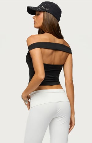 Xavier Off-The-Shoulder Cutout Top image number 3