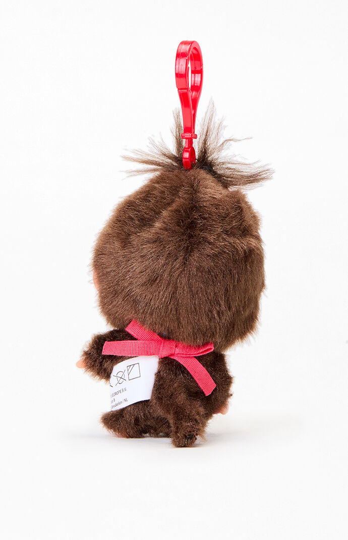 Monchhichi Plush Big Head Girl Keychain