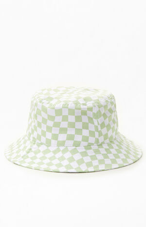 Green Checker Bucket Hat image number 3