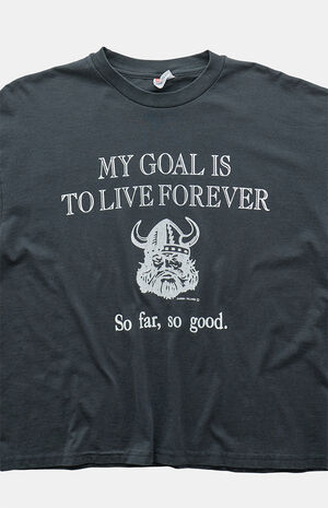 90s My Goal Is to Live Forever Graphic T-Shirt image number 2