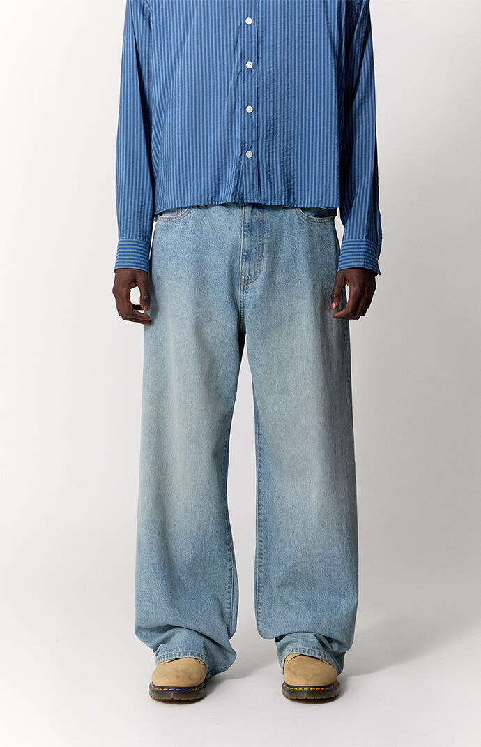 Pacsun Blake Extreme Baggy Jeans Light Blue Wash
