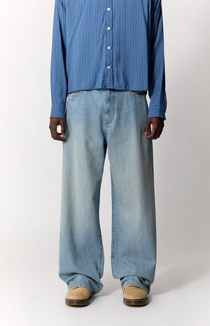 Blake Extreme Baggy Jeans Light Blue Wash image number 2