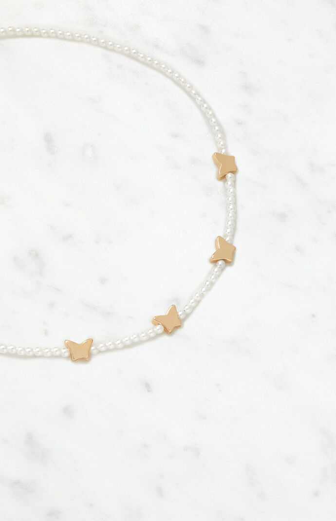 Beaded Butterfly Necklace