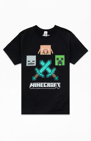Kids Minecraft Characters T-Shirt image number 1