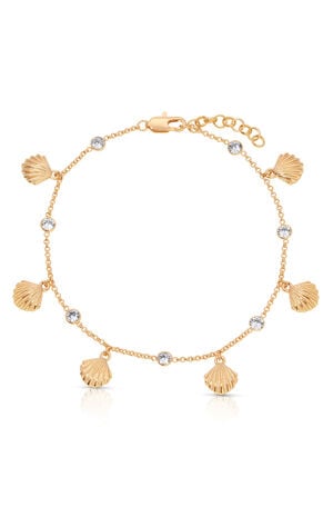 Scallop Shell Anklet image number 1