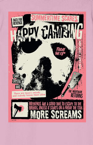 Friday the 13th Happy Camping T-Shirt image number 4
